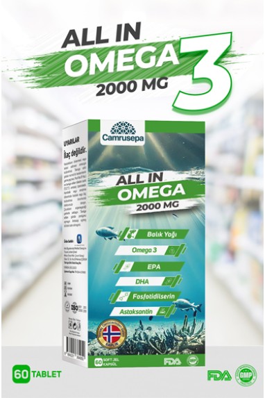 Camrusepa All In Omega 3 2000 MG